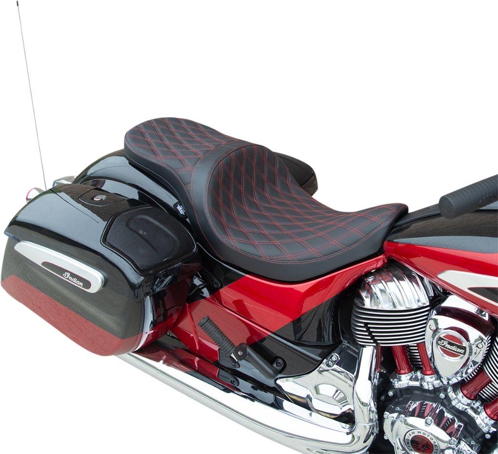Drag Specialties ドラッグスペシャリティーズ ロープロファイル ツーリングシート［0810-2261］ Roadmaster Classic Chieftain Limited Super Chief Springfield Vintage Elite Dark Horse INDIAN MOTORCYCLE インディアン シート シート関連 外装