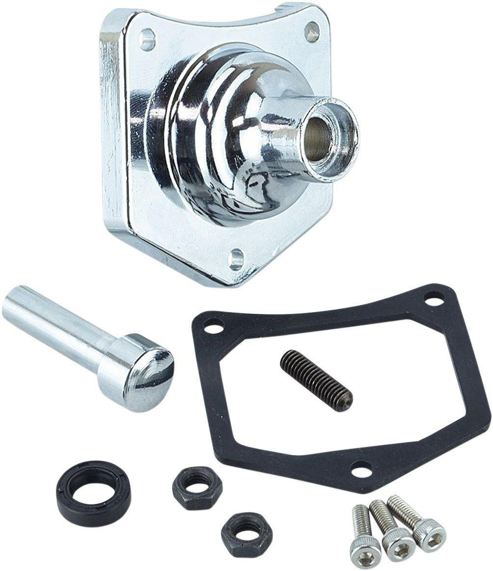 Drag Specialties ドラッグスペシャリティーズ Solenoid End Cover/Starter Button［2110-0979］ その他電装パーツ 電装系