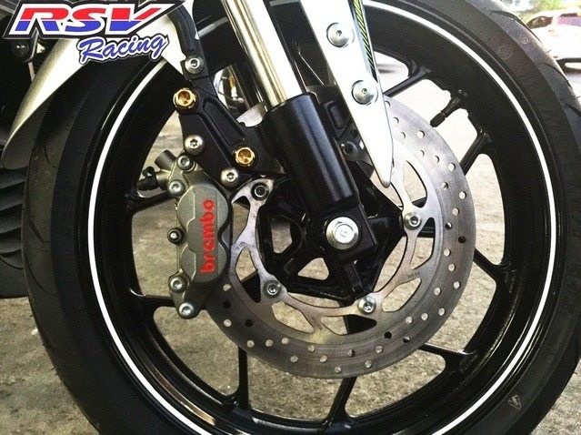 RSV racing アールエスブイレーシング Front Bracket M-SLAZ _P4 YAMAHA ヤマハ キャリパーサポート・..