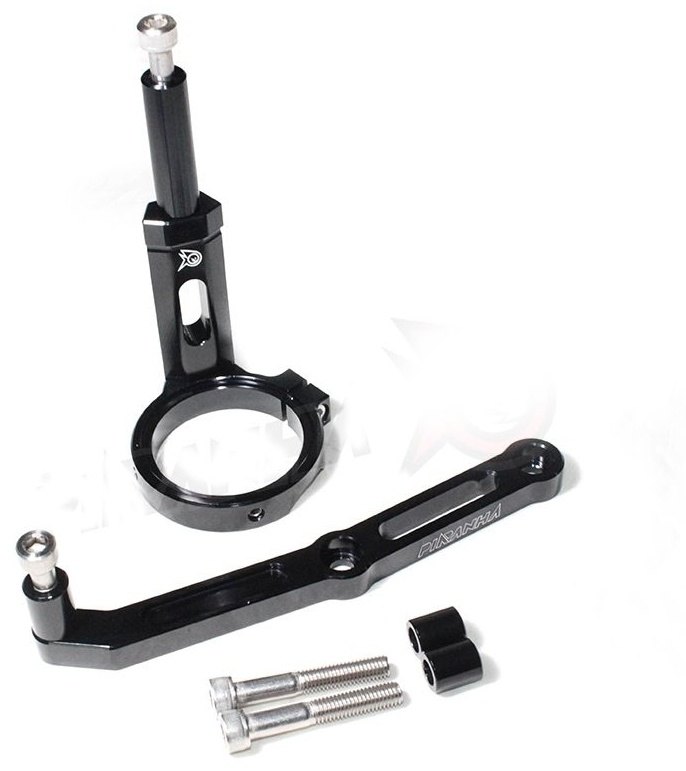 REVOLUTION レボリューション Steering Damper Mounting REVOLUTION ZX-6 R， Black Ninja ZX-6R KAWASAKI カワサキ