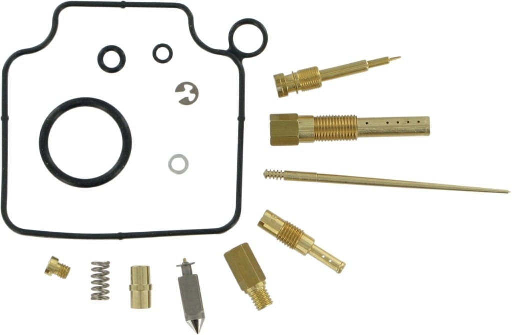 ■商品概要Carburetor Repair Kit - KawasakiBase Color：BlackProduct Name：Repair KitRiding Style：Off-RoadType：CarburetorUnits：KitpartNumber：10030715■詳細説明Kit contains all necessary gaskets， O-rings， float valve and jetsSupplied to Moose Racing by the same supplier the OEMs useComplete kit to rebuild OEM carburetors■注意点※輸入品のため、説明書が付属する場合、外国語の説明書となります。※メーカー都合により商品の仕様変更がある場合がございます。ご了承ください。　※画像はイメージです。■適合車種KX 65&ensp;KX 65 年式: 02-22 RM 65&ensp;RM 65 年式: 03-05 ■商品番号26-1108