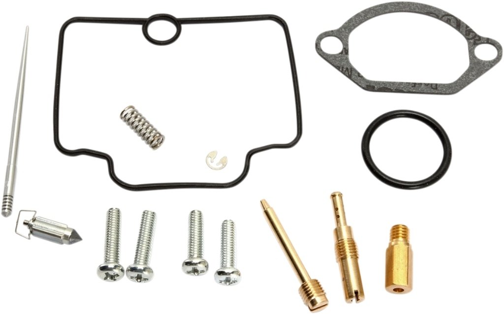 ■商品概要Carburetor Repair Kit - KawasakiBase Color：BlackProduct Name：Repair KitRiding Style：Off-RoadType：CarburetorUnits：KitpartNumber：10030851■詳細説明Kit contains all necessary gaskets， O-rings， float valve and jetsSupplied to Moose Racing by the same supplier the OEMs useComplete kit to rebuild OEM carburetors■注意点※輸入品のため、説明書が付属する場合、外国語の説明書となります。※メーカー都合により商品の仕様変更がある場合がございます。ご了承ください。　※画像はイメージです。■適合車種KX 100&ensp;KX 100 年式: 01-13 ■商品番号26-1401