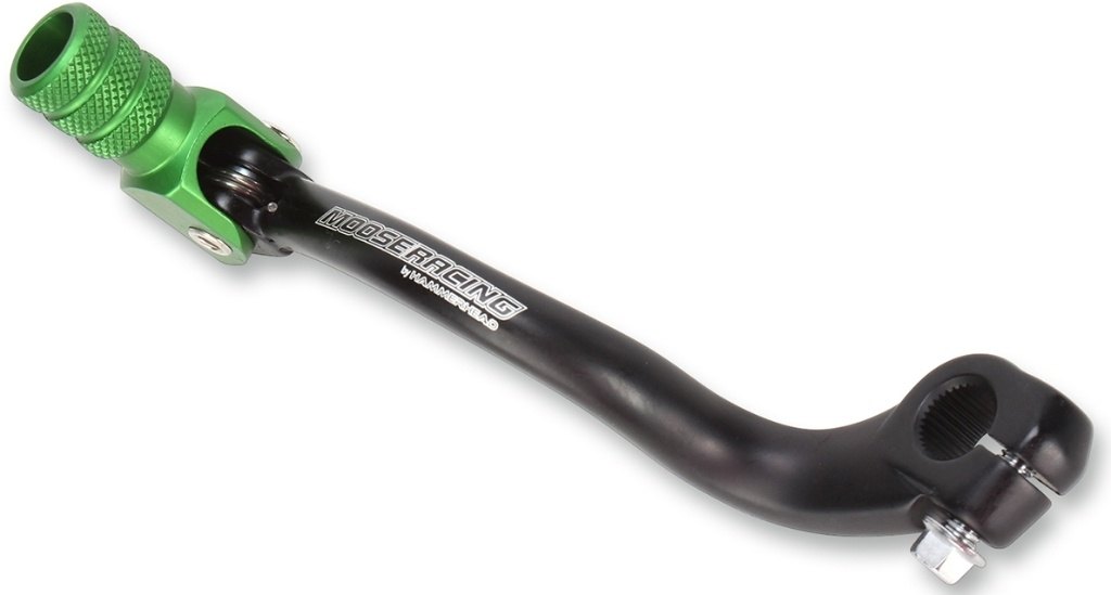 ■商品概要シフトペダル-グリーン-KAWASAKIカラー：ブラック仕上げ：アルマイト素材：6061 T-6 アルミ商品名：シフトペダル使用シチュエーション：オフロードシフトペグ仕様：折りたたみ仕様：フォージド入数：1メーカー品番：16020841■詳細説明Moose Racing has teamed up with Hammerhead to bring you theultimateshift leverThe forged shift lever arm is manufactured from aircraft-grade6061aluminumAnodized in a matte finishThe tips are anodized in colors per bike brandShift lever tip is a finely machined full CNC part withstainlesssteel springAnodized with UV protection to preserve color■注意点※取扱説明書が付属する場合は、英語となります。※輸入商材の為、納期が遅れる場合がございます。あらかじめご了承ください。※画像には他のカラーが含まれておあります。※メーカー都合により商品の仕様変更がある場合がございます。ご了承ください。　※画像はイメージです。■適合車種KX 500&ensp;KX 500 年式: 94-04KX 250&ensp;KX 250 年式: 94-07KX 125&ensp;KX 125 年式: 94-05