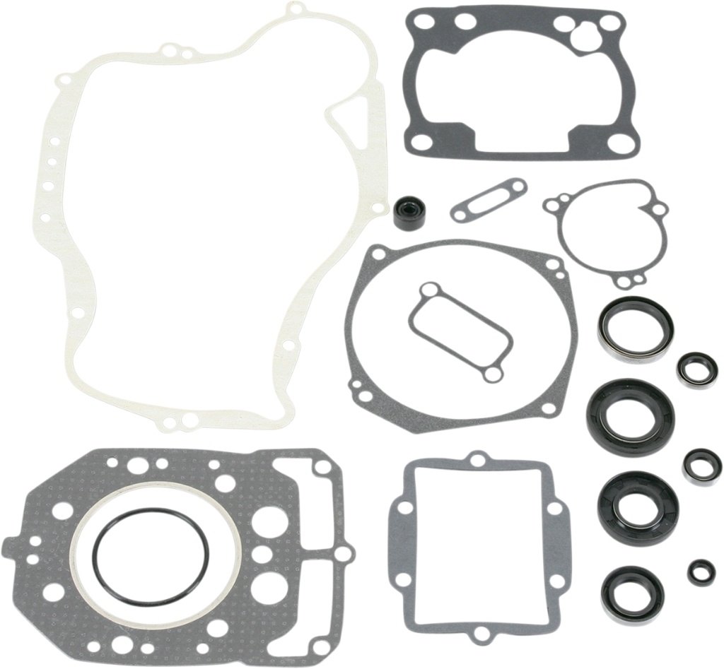 ■商品概要Motor Gasket Kit with SealProduct Name：GasketRiding Style：Off-RoadType：Engine/CompleteUnits：KitpartNumber：M811452■詳細説明Moose can now handle all your gasket and seal needs at a fraction of OEM costRebuild the engine and transmission with total confidence as each set is designed for durability and accurate fitOil seals are genuine OEM replacement sealsSets include all gaskets and oil seals necessary to rebuild the entire engine and transmissionValve seals also includedIncludes formed rubber valve cover gasketsDoes not include mechanical water pump sealAll gaskets made in the U．S．A．■注意点※輸入品のため、説明書が付属する場合、外国語の説明書となります。※メーカー都合により商品の仕様変更がある場合がございます。ご了承ください。　※画像はイメージです。■適合車種KX 250&ensp;KX 250 年式: 85-86 ■商品番号811452MSE