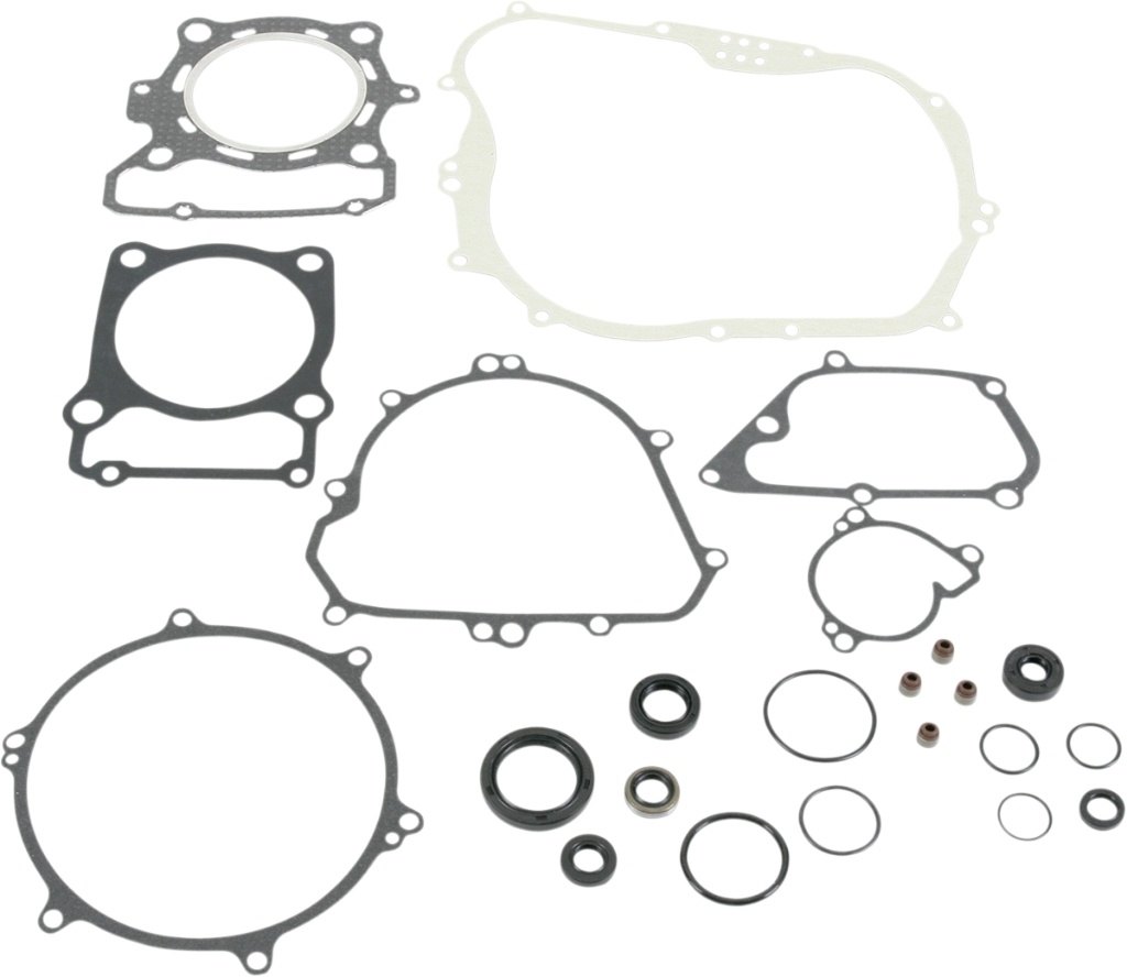 ■商品概要Motor Gasket Kit with SealProduct Name：GasketRiding Style：Off-RoadType：Engine/CompleteUnits：KitpartNumber：M811461■詳細説明Moose can now handle all your gasket and seal needs at a fraction of OEM costRebuild the engine and transmission with total confidence as each set is designed for durability and accurate fitOil seals are genuine OEM replacement sealsSets include all gaskets and oil seals necessary to rebuild the entire engine and transmissionValve seals also includedIncludes formed rubber valve cover gasketsDoes not include mechanical water pump sealAll gaskets made in the U．S．A．■注意点※輸入品のため、説明書が付属する場合、外国語の説明書となります。※メーカー都合により商品の仕様変更がある場合がございます。ご了承ください。　※画像はイメージです。■適合車種KLX 300R&ensp;KLX 300R 年式: 97-07 &ensp;&ensp;備考: Does not include head cover gasket■商品番号811461MSE