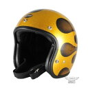 DIN MARKET ディンマーケット AVENGER HELMETS FIRE GOLD ジェットヘルメット ヘルメット