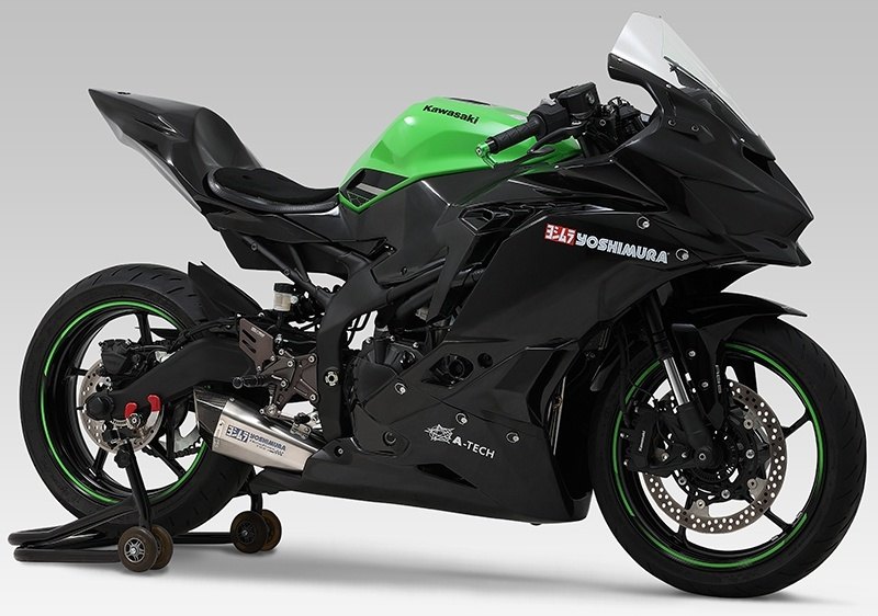 YOSHIMURA ヨシムラ HEPTA FORCE TSS レーシングチタンサイクロン Ninja ZX-25R ZX-4R RR SE KAWASAKI カワサキ フルエキゾーストマフラー マフラー