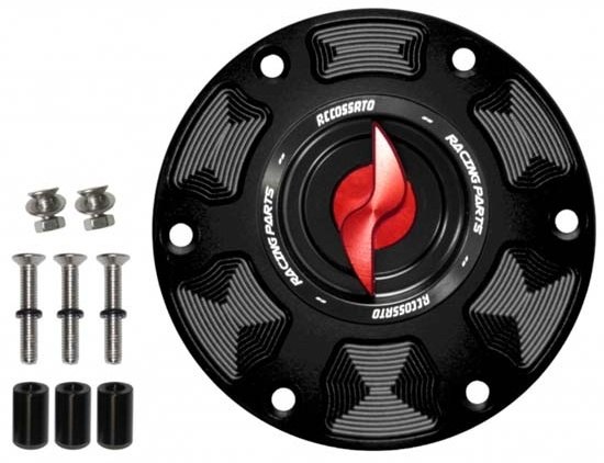 ACCOSSATO アコサット アルミタンクキャップ Ver.4 Daytona 675 955i T595 Speed Four Triple 955 1050 Sprint ST Street Tiger 800 TRIUMPH トライアンフ ガソリンタンクキャップ タンク関連 外装