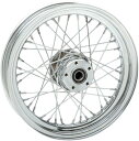 ■納期状況をご確認ください■商品概要Front Wheel - Dual Disc/No ABS - Chrome - 16'x3.00' - ’00-’07 FLTBase Finish：ChromeColor/Finish：Chrome/SilverCompatibility：Can Use OEM Mounting HardwareDisc：Dual DiscFeatures：Standard SpokesFor Braking System：without ABSMaterial：SteelMounting Position：FrontProduct Name：Wheel AssemblyRiding Style：StreetRim Diameter：16'Rim Width：3.00'Style：LacedType：40 SpokeUnits：EachValve Stem Style：SMV (Side Metal Valve)Wheel Size：16' x 3.00'partNumber：02030534■詳細説明Uses OEM mounting hardware； designed to use OEM style rotors， pulleys and sprocketsFully assembled and trued with bearings installed and end play setCheck clearance between front caliper and spokes before operating； minor caliper spacing may be required.■注意点※取扱説明書が付属する場合は、英語となります。※輸入商材の為、納期が遅れる場合がございます。あらかじめご了承ください。※メーカー都合により商品の仕様変更がある場合がございます。ご了承ください。※画像は他のタイプ・カラーリングの場合があります。※画像には他の商品が含まれている場合があります。　※画像はイメージです。■適合車種Screamin’ Eagle Road Glide FLTRSE-I&ensp;Screamin’ Eagle Road Glide FLTRSE-I 年式: 00- Road King Classic EFI FLHRC&ensp;Road King Classic EFI FLHRC 年式: 00-07 Screamin’ Eagle Electra Glide Ultra Classic FLHTCUSE2&ensp;Screamin’ Eagle Electra Glide Ultra Classic FLHTCUSE2 年式: 07- Road Glide EFI FLTR&ensp;Road Glide EFI FLTR 年式: 00-07 Electra Glide Ultra Classic FLHTCU&ensp;Electra Glide Ultra Classic FLHTCU 年式: 00-06 Electra Glide Ultra Classic EFI FLHTCUI&ensp;Electra Glide Ultra Classic EFI FLHTCUI 年式: 00-07 Screamin’ Eagle Electra Glide FLHTCSE2&ensp;Screamin’ Eagle Electra Glide FLHTCSE2 年式: 05- Electra Glide Classic FLHTC&ensp;Electra Glide Classic FLHTC 年式: 00-06 Road Glide FLTR&ensp;Road Glide FLTR 年式: 00-06 Screamin’ Eagle Electra Glide Ultra Classic FLHTCUSE&ensp;Screamin’ Eagle Electra Glide Ultra Classic FLHTCUSE 年式: 06- Electra Glide Standard EFI FLHTI&ensp;Electra Glide Standard EFI FLHTI 年式: 00-07 Screamin’ Eagle Electra Glide FLHTCSE&ensp;Screamin’ Eagle Electra Glide FLHTCSE 年式: 04- Screamin’ Eagle Road King FLHRSE-I&ensp;Screamin’ Eagle Road King FLHRSE-I 年式: 02- Road King Custom FLHRS&ensp;Road King Custom FLHRS 年式: 04-06 Electra Glide Police FLHTP&ensp;Electra Glide Police FLHTP 年式: 00-06 Road King FLHR&ensp;Road King FLHR 年式: 00-06 Screamin’ Eagle Road King FLHRSE3&ensp;Screamin’ Eagle Road King FLHRSE3 年式: 07- Electra Glide Police FLHTPI&ensp;Electra Glide Police FLHTPI 年式: 00-07 Electra Glide Classic EFI FLHTCI&ensp;Electra Glide Classic EFI FLHTCI 年式: 00-07 Street Glide FLHX&ensp;Street Glide FLHX 年式: 06- Screamin’ Eagle Road Glide FLTRSE-I2&ensp;Screamin’ Eagle Road Glide FLTRSE-I2 年式: 01- Street Glide EFI FLHX&ensp;Street Glide EFI FLHX 年式: 06-07 Road King EFI FLHR&ensp;Road King EFI FLHR 年式: 00-07 Road King Custom EFI FLHRS&ensp;Road King Custom EFI FLHRS 年式: 04-07 Electra Glide Standard FLHT&ensp;Electra Glide Standard FLHT 年式: 00-06 ...■商品番号0203-0534