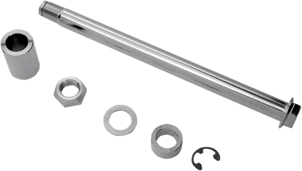 Drag Specialties ドラッグスペシャリティーズ Chrome Axle Kit［0214-0584］ HARLEY-DAVIDSON ハーレーダビッドソン アクスルシャフト ホイール関連 足回り