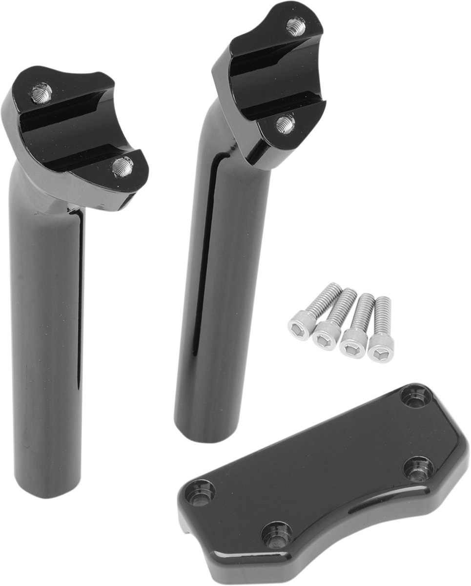 Drag Specialties ドラッグスペシャリティーズ Handlebar Riser ＆ Top Clamp Kit［0602-0595］ ハンド..