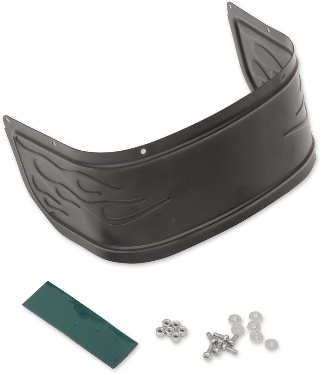 Drag Specialties ドラッグスペシャリティーズ Chrome Plated Steel Front Fender Skirt Flame［1405-0224］ HARLEY-DAVIDSON ハーレーダビッドソン その他外装オプション・補修部品 外装
