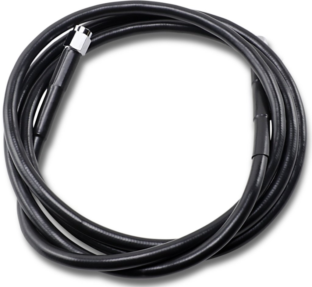 ■商品概要Universal Brake Line - Black - 68”Color/Finish：BlackLength Imperial：68”Material：Vinyl/Stainless SteelMounting Position：Rear/FrontProduct Name：Brake LineRiding Style：StreetType：UniversalUnits：EachpartNumber：17412739■詳細説明Top-quality clear-coated stainless steel-braided or blackvinyl-coated stainless steel/braided brake lines， banjo bolts，brake line fittings and crush washers provide consistent， reliableperformanceBanjo bolts and fittings are chrome-plated steel and soldseparatelyFeature chrome-plated AN-3 endsMade in the U.S.A.’04-’16 XL models use metric 10 mm x 1.25” and 12 mm x 1.50” banjobolts， washers and fittings. All Big Twin (except ’08-’16 Dressers)and pre-’04 XL models use standard 3/8” and 7/16” banjo bolts，washers and fittings. Fittings and washers listed as 3/8”/10 mm canbe used in either application.■注意点※取扱説明書が付属する場合は、英語となります。※輸入商材の為、納期が遅れる場合がございます。あらかじめご了承ください。※メーカー都合により商品の仕様変更がある場合がございます。ご了承ください。※画像は他のタイプ・カラーリングの場合があります。※画像には他の商品が含まれている場合があります。　※画像はイメージです。