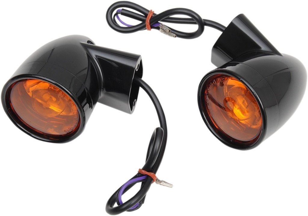 Drag Specialties ドラッグスペシャリティーズ Bullet-Style Turn Signals［2020-0602］ HARLEY-DAVIDS..