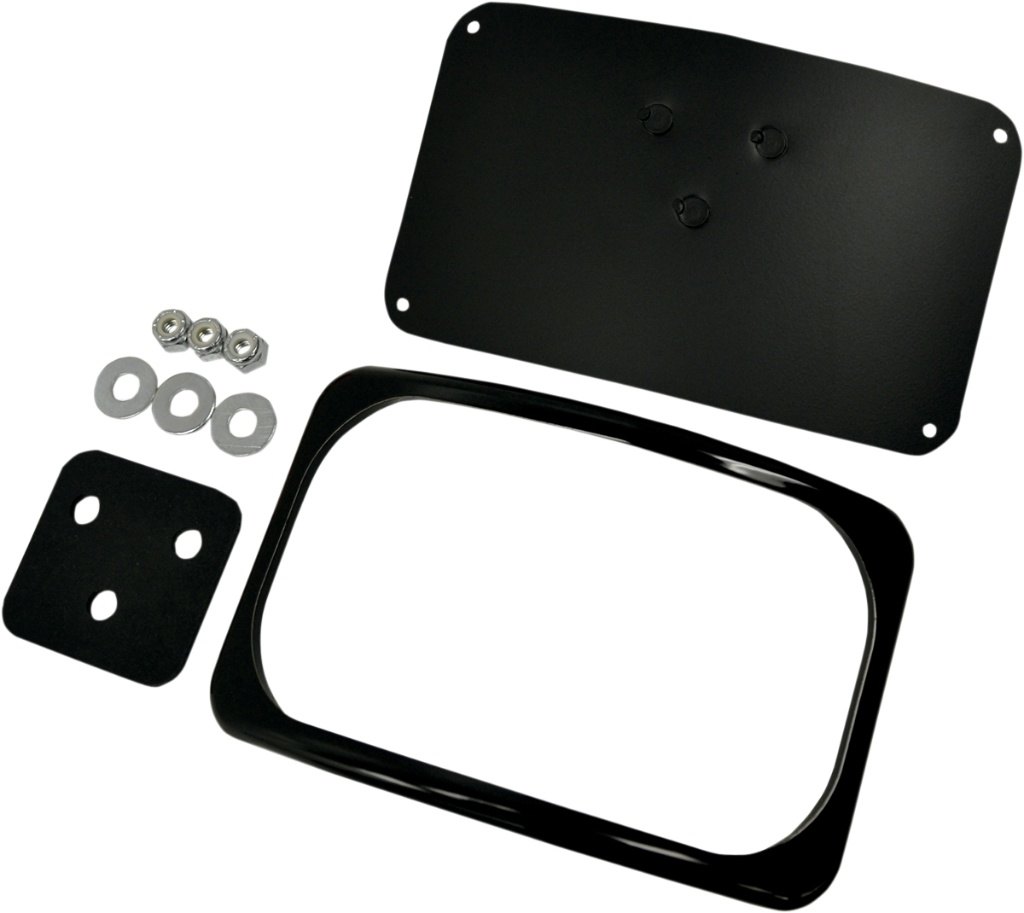 Drag Specialties ɥåڥƥ Small Radius Three-Bolt Style License Plate Mount Assembly2030-0628