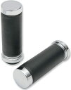 Drag Specialties ドラッグスペシャリティーズ Textured Black Rubber Grips［DS-243105］