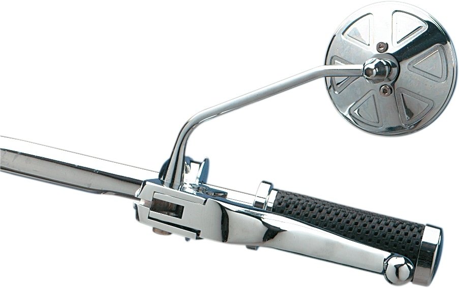 Drag Specialties ドラッグスペシャリティーズ Round Series Mirror［DS-302154］ ミラー ハンドル