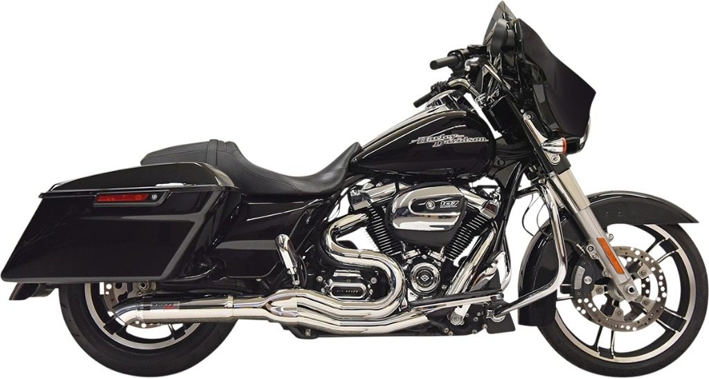 BASSANI バッサーニ Road Rage II 2-Into-1 with Hot Rod Turnout Muffler System Color／Finish：Chrome［1800-2510］