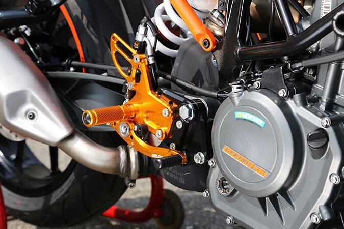 BABYFACE ベビーフェイス バックステップキット 250DUKE 390DUKE KTM バックステップ ステップ 足回り