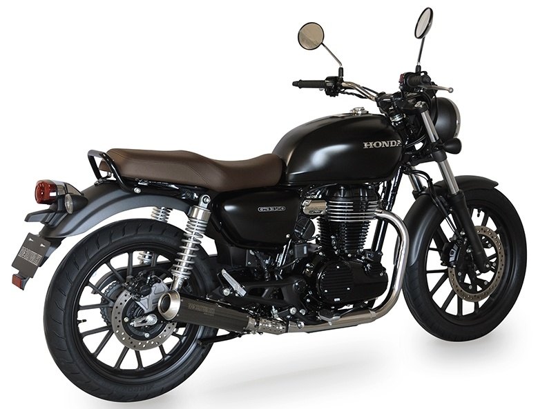 HONDA - MORIWAKI ENGINEERING モリワキエンジニアリング スリップオンマフラー Exhaust SHORT MEGAPHONE GB350 GB350S HONDA ホンダ マフラー カラー：BP-χ(黒艶特殊加工)