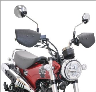 旭風防 アサヒ風防 ナックルバイザー ダックス125 HONDA ホンダ ハンドガード・ナックルガード ハンドル周辺パーツ ハンドル