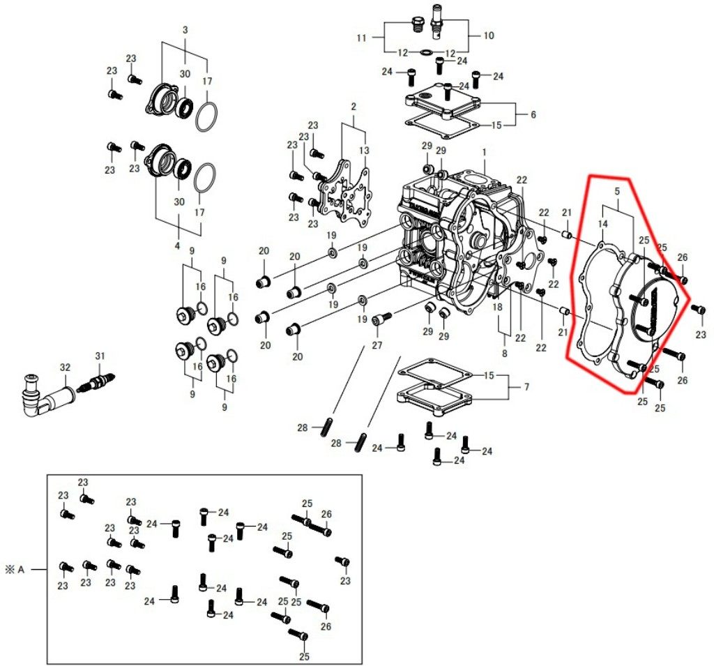 SP武川 SPタケガワ 【補修部品】 L．シリンダーヘッドサイドカバー その他エンジンカバー エンジンパーツ エンジン
