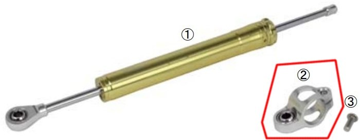 SP武川 SPタケガワ 【補修部品】 ダンパーホルダーCOMP. ステアリングダンパーブラケット ハンドル周辺..