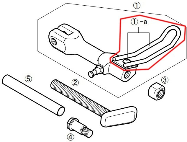 SP武川 SPタケガワ 【補修部品】 スタンドフック COMP. サイドスタンド フレーム