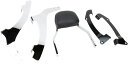 COBRA コブラ Square Sissy Bar Kit VT1300CR Stateline HONDA ホンダ バックレスト 外装 Type:Mini(...