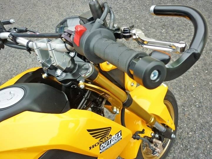 OUTEX �����ƥå��� ���ƥॹ���ӥ饤���� GROM MSX125 HONDA �ۥ�� �����ڥ󥷥�� ­���