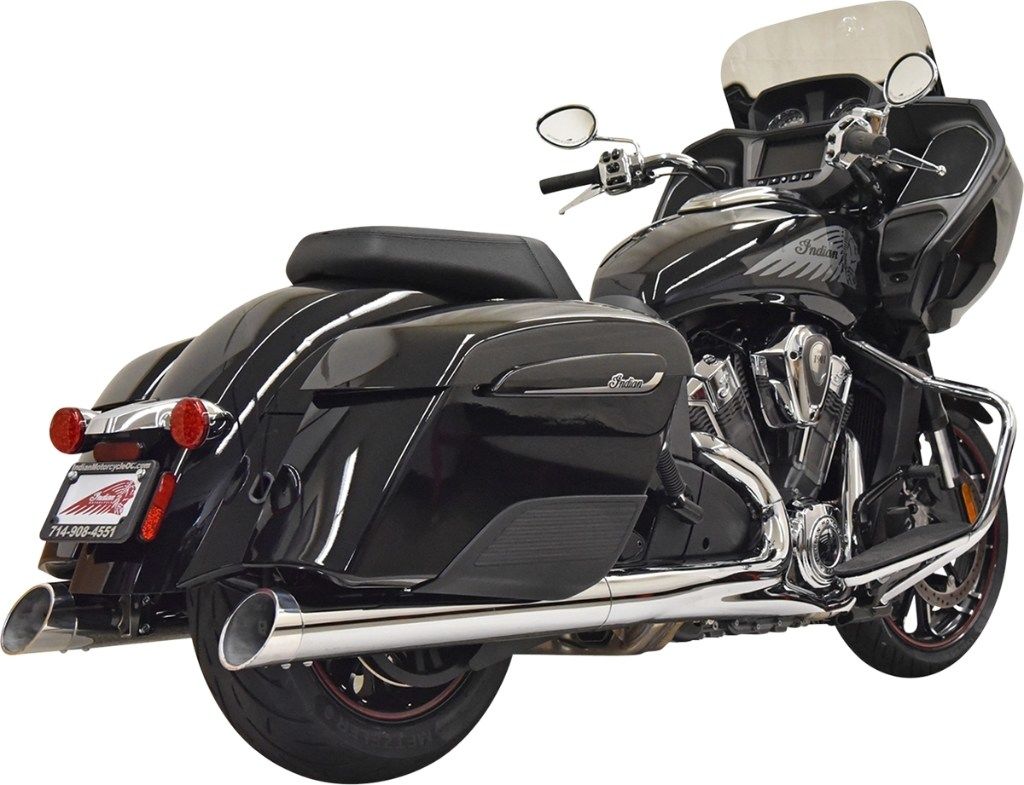 BASSANI バッサーニ Performance Slip-On Mufflers Challenger Dark Horse Limited Chieftain Classic Elite Roadmaster INDIAN MOTORCYCLE インディアン スリップオンマフラー マフラー Muffler Color/Finish：Chrome［1811-2689］