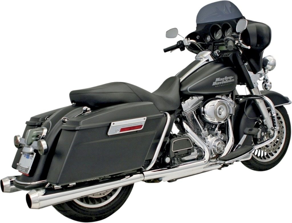 BASSANI バッサーニ Megaphone Slip-On Mufflers［1801-0185］ HARLEY-DAVIDSON ハーレーダビッドソン スリップオンマフラー マフラー