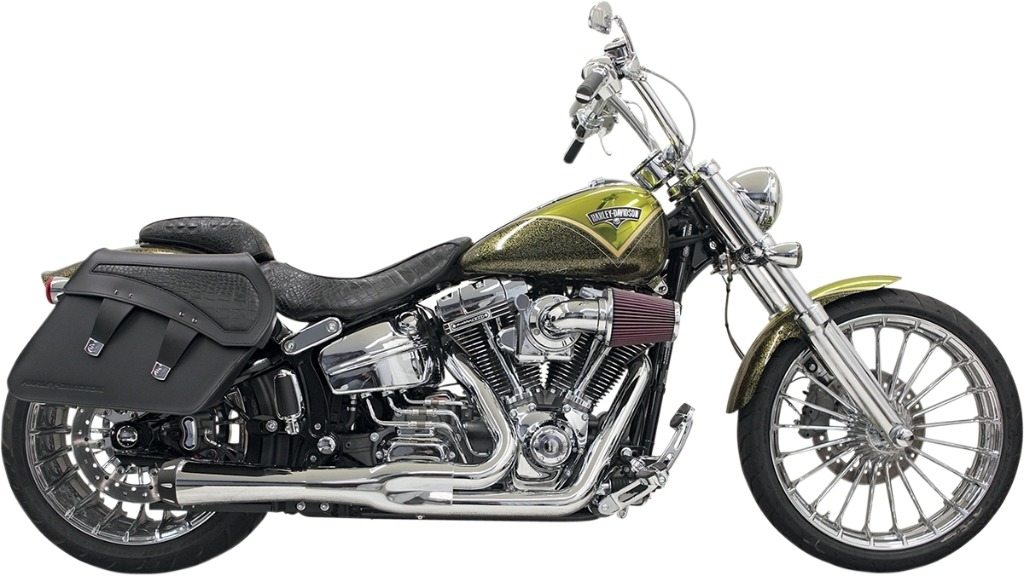 BASSANI バッサーニ Road Rage 2：1 Exhaust System Breakout FXSB CVO Breakout FXSBSE CVO Softail Springer FXSTSSE3 Softail Rocker C FXCWC Softail Rocker FXCW Color/Finish：Chrome［1800-1592］