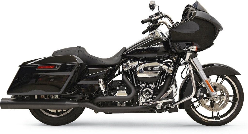 BASSANI バッサーニ True-Dual Down Under Headpipe Color/Finish：Black/Powder-Coated［1802-0365］