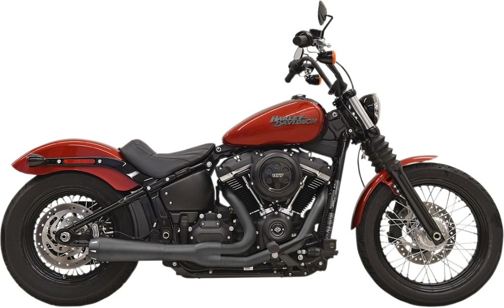 BASSANI バッサーニ 2-into-1 Road Rage Exhaust System Softail Fat Bob 114 FXFBS FXFB Low Rider FXLR S FXLRS Slim FLSL Standard FXST Street FXBB HARLEY-DAVIDSON ハーレーダビッドソン フルエキゾーストマフラー マフラー