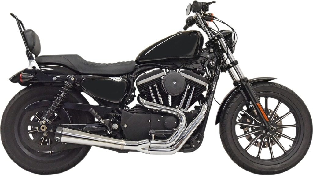 BASSANI バッサーニ Road Rage 2：1 Exhaust System 1200 Custom EFI XLC Sport XLS XLCP 883 Deluxe XLH Hugger Roadster XLR Sportster 1100 HARLEY-DAVIDSON ハーレーダビッドソン フルエキゾーストマフラー マフラー Color/Finish：Chrome［1800-2436］