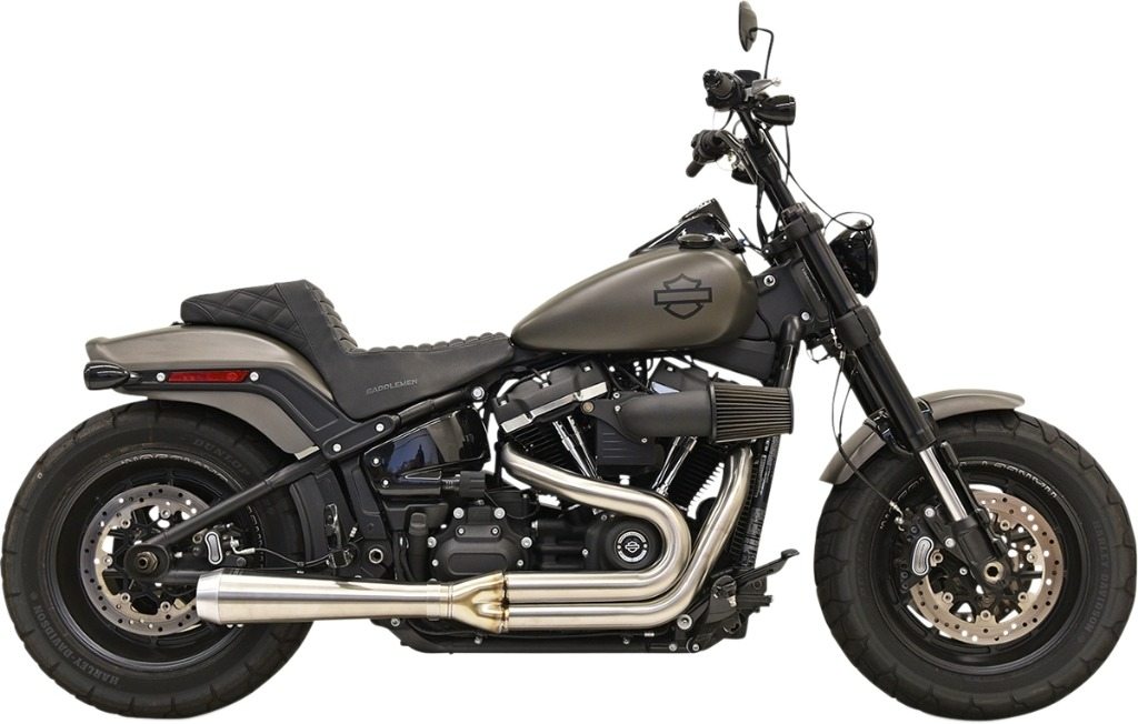 BASSANI バッサーニ 2-into-1 Road Rage Exhaust System［1800-2362］ Softail Fat Bob FXFB Slim FLSL HARLEY-DAVIDSON ハーレーダビッドソン フルエキゾーストマフラー マフラー