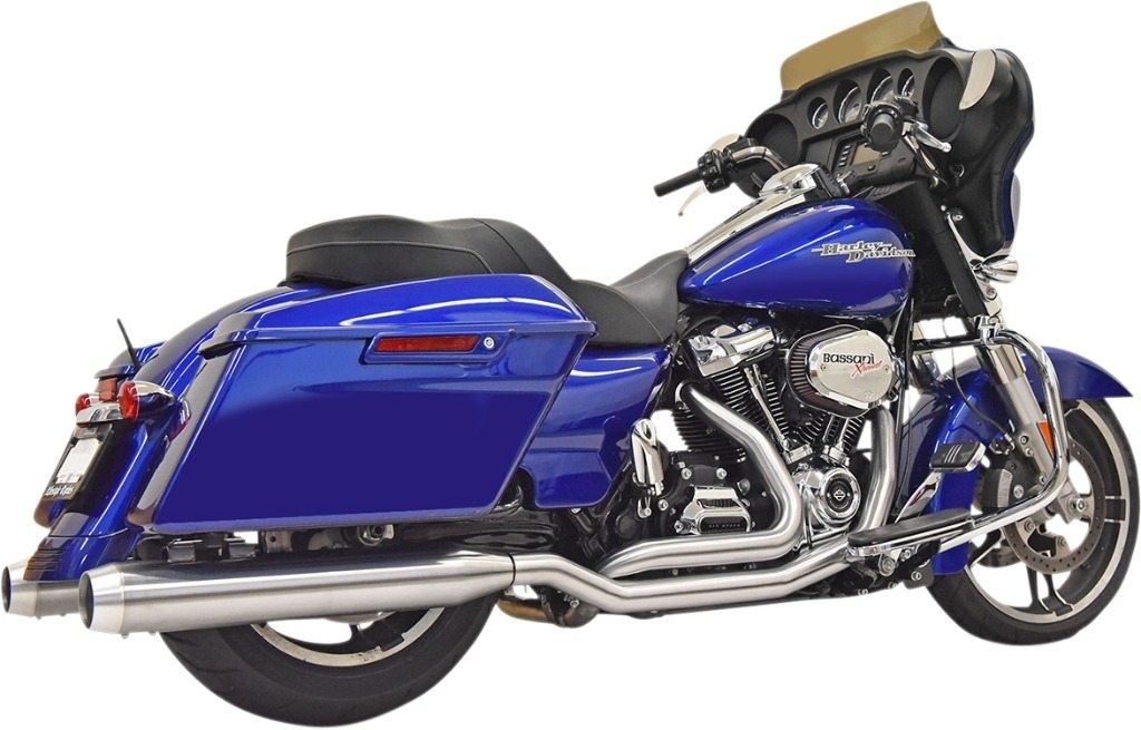 BASSANI バッサーニ Stainless True Dual Performance Exhaust System［1800-2474］ HARLEY-DAVIDSON ハーレーダビッドソン フルエキゾーストマフラー マフラー
