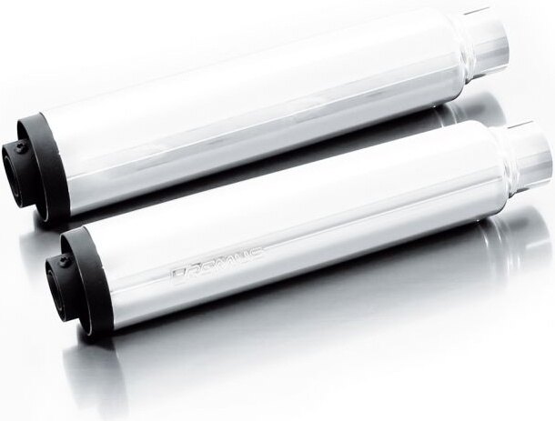 REMUS レムス 2x CUSTOM スリップオンマフラー2本出し EC認証無し Φ 102 mm Softail，ST1 Euro 4，Milwaukee - Eight Fat Bob 107 FXFB 114 FXFBS HARLEY-DAVIDSON ハーレーダビッドソン スリップオンマフラー マフラー