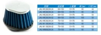 SIMOTA シモタ High flow racing air filter (Flat) エアクリーナー・エアクリーナーエレメント 吸気関連 エンジン