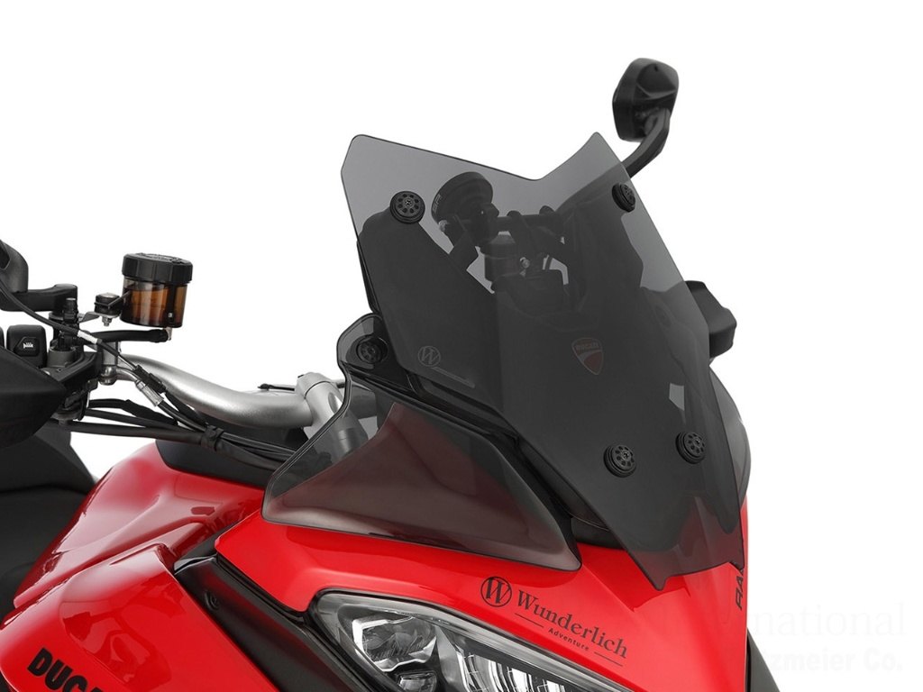 Wunderlich ワンダーリッヒ ウインドスクリーン「Sport」 Multistrada V4 Pikes Peak Rally RS S Grand Tour DUCATI ドゥカティ スクリーン 外装
