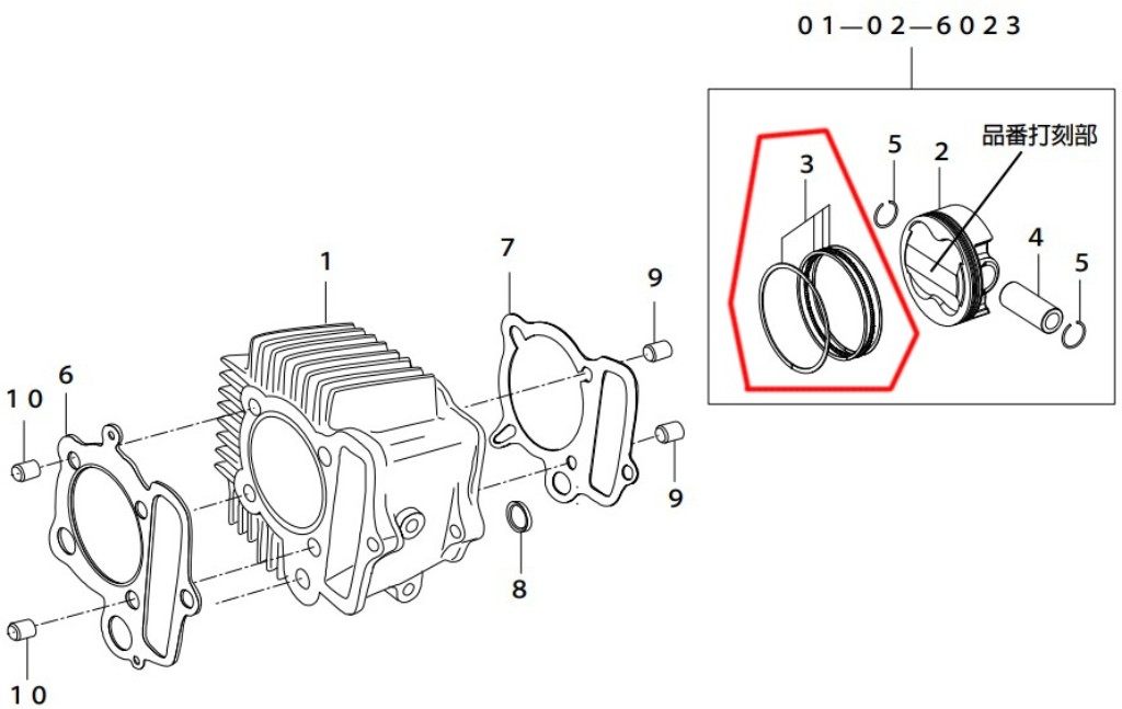 SP武川 SPタケガワ 【補修部品】 ピストンリングセット ピストンリング エンジンパーツ エンジン