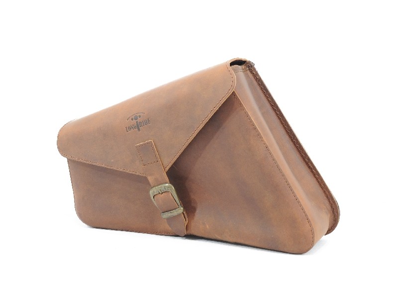 LONGRIDE ロングライド スイングアームバッグ ボルト R スポーツスターXL1994- YAMAHA ヤマハ HARLEY-DAVIDSON ハーレーダビッドソン その他積載ケース 車体用バッグ・ケース カラー：ブラウン／素材：エイジドレザー(本革)