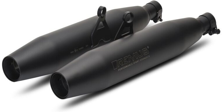 REMUS レムス Tapered muffler Sport Exhaust Triumph Street Twin，left／right，with catalytic converter，stainless steel black，incl.(EC-approval) スリップオンマフラー Twin MY TRIUMPH トライアンフ マフラー