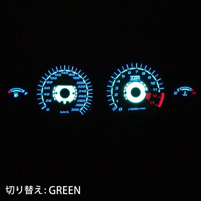 ODAX オダックス 【補修用】 ELメーターパネルセット ZZR1100D KAWASAKI カワサキ メーターパネル メーター・インジケーター関係 電装系