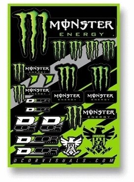 D’COR ディコール ステッカーキット【MONSTER】 ステッカー・デカール 外装