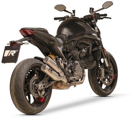 REMUS レムス Double MESH Exhaust for Ducati Monster Euro 5，stainless steel brushed，incl. ECE type approval＋connecting tube フルエキゾーストマフラー DUCATI ドゥカティ マフラー