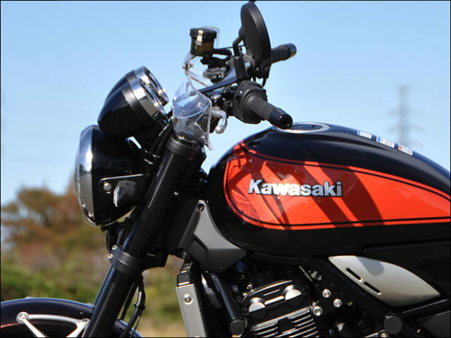 CHIC DESIGN ���å��ǥ����� �����饬��ȥ�å� Z900RS KAWASAKI ���掠�� �ϥ�ɥ����ɡ��ʥå��륬���� �ϥ�ɥ���եѡ��� �ϥ�ɥ�