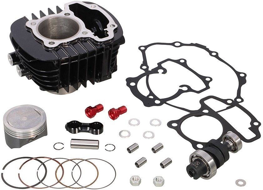 KITACO キタコ 145cc LIGHTボアアップキット グロム HONDA ホンダ ボアアップキット エンジンパーツ エンジン シリンダーカラー：ブラック / タイプ：ハイカムシャフト付き