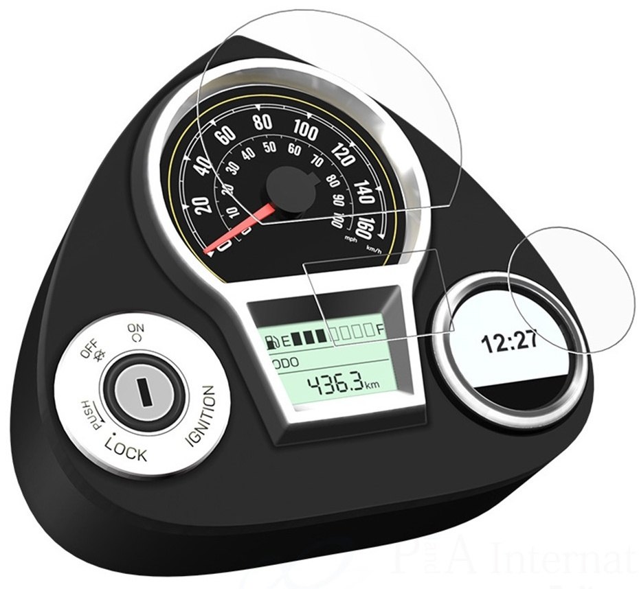 P&A International P&Aインターナショナル メーターパネルプロテクションフィルム＆作業用ツールセット Classic 350 ROYAL ENFIELD ロイヤルエンフィールド メーターフィルム メーター・インジケーター関係 電装系